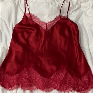 Lace trim cami